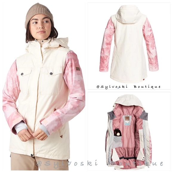🔥 Roxy Ceder Snowboard Jacket - Womens NWT - Picture 2 of 12